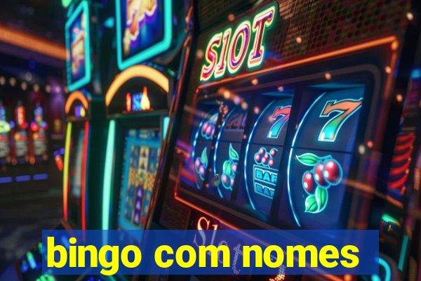 bingo com nomes